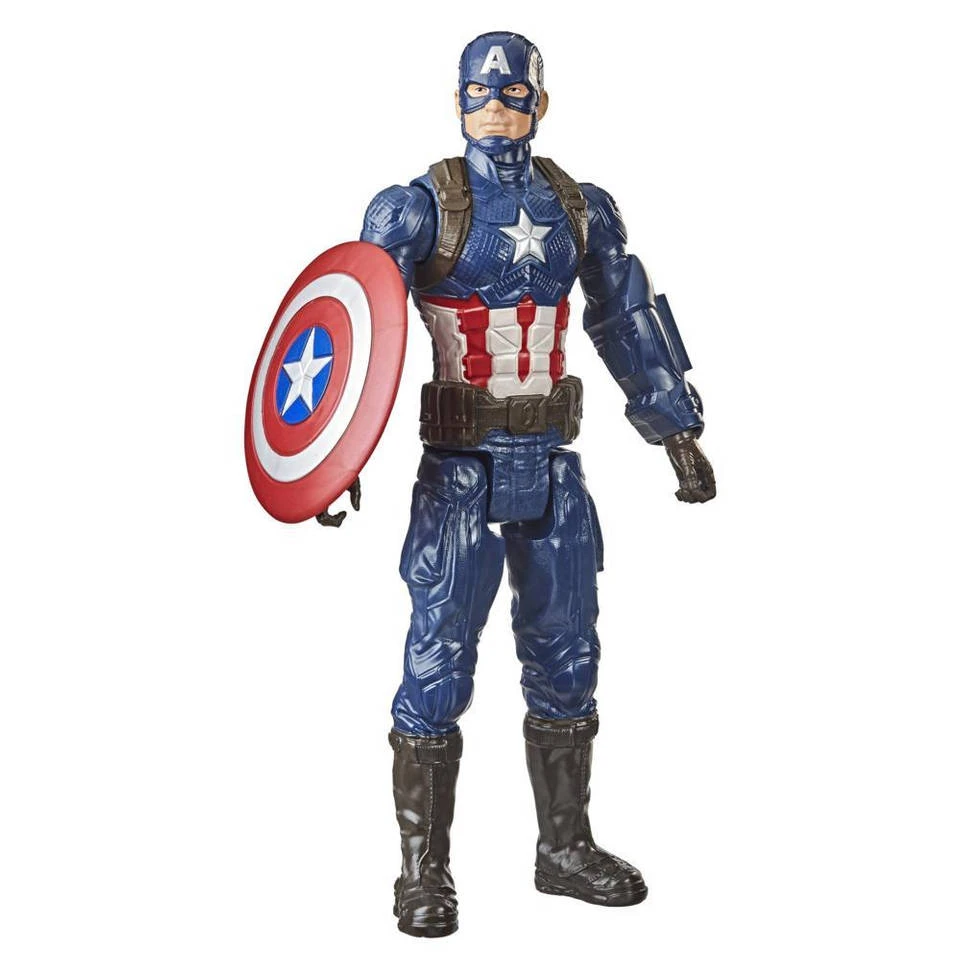 Hasbro Marvel Avengers Titan Hero Captain America Actiefiguur 2 Hasbro Marvel Avengers Titan Hero Captain America Actiefiguur - Afbeelding 2