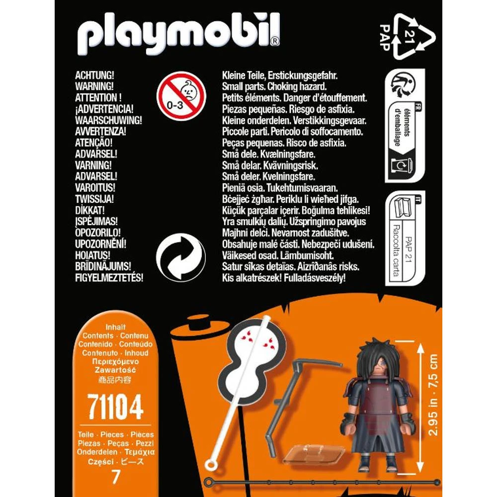 PLAYMOBIL Naruto Shippuden Madara 71104 6 PLAYMOBIL Naruto Shippuden Madara 71104 - Afbeelding 6