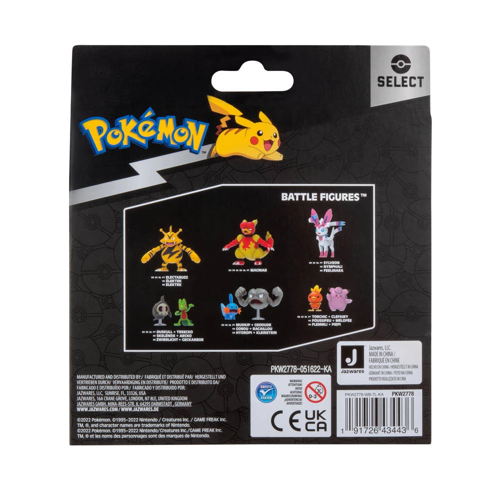 No Brand Pokémon Evolution Set Pikachu 6 No Brand Pokémon Evolution Set Pikachu - Afbeelding 6