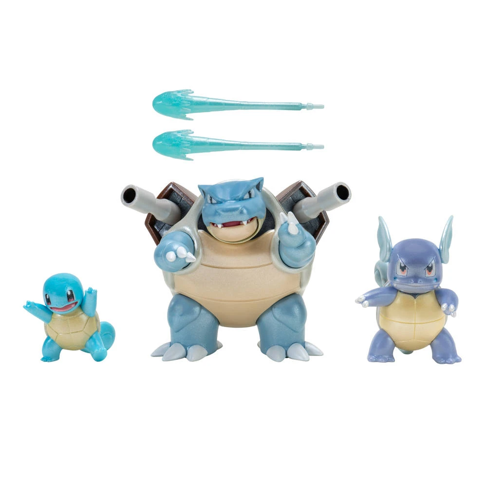 No Brand Pokémon Evolution Set Squirtle 2 No Brand Pokémon Evolution Set Squirtle - Afbeelding 2